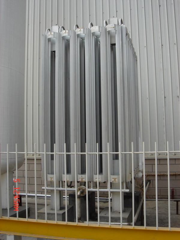 Liquid nitrogen vaporizer of powder metallurgy plant